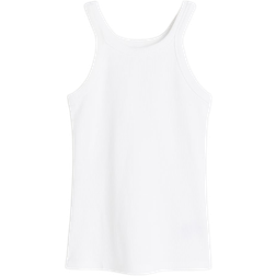 H&M Ribbed Tank Top - White