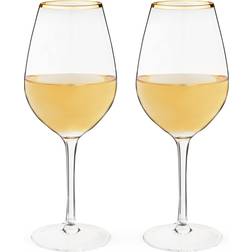 Twine Gilded Stemmed Set Wine Glass