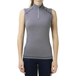 Hy Equestrian Sport Active Sleeveless Top - Pencil Point Grey