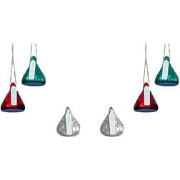 Kurt Adler Mini Kisses Christmas Tree Ornament 6.5" 6pcs