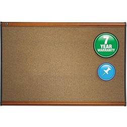 Quartet Prestige Cork Bulletin Board, Cherry