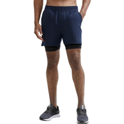 Craft ADV Essence 2-in-1 Stretch Shorts M - Navy Blue