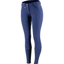 Horze Grand Prix Women's Silicone Grip Full Seat Breeches - Patriots Blue