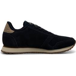 Woden YDUN SUEDE ZIPPER dark navy wl044