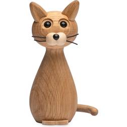 Spring Copenhagen Brave Cat Oak Prydnadsfigur 24cm