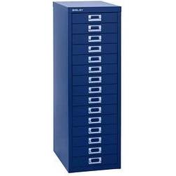 Bisley MultiDrawer L3915 Schubladenschrank oxfordblau 15 Schubladen 27,8 x 38,0 x 85,7 cm