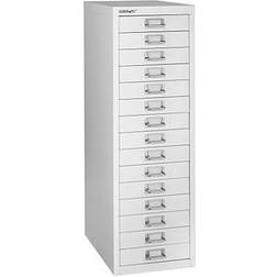 Bisley MultiDrawer L3915 Schubladenschrank verkehrsweiß 15 Schubladen 27,8 x 38,0 x 85,7 cm