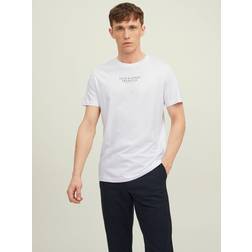 Jack & Jones Premium Hvid T-shirt med logo Hvid