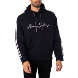Armani Exchange Sweatshirt Aw23 Regular Fit Bomuld - Blå