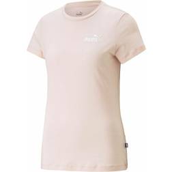 Puma Ess+ Embroidery Tee - Rose Dust