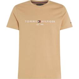 Tommy Hilfiger Logo Basic Mens T-Shirt Khaki