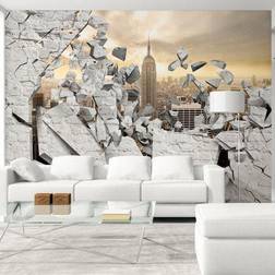 Artgeist Fototapet NY City behind the Wall 200 x 140 cm