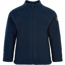 Mikk-Line Baby Wool Jacket - Bleu