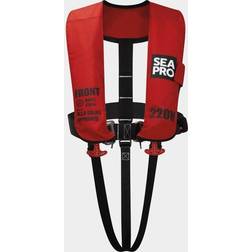 Seapro Erhvervsvest 220N m/harness, Rød