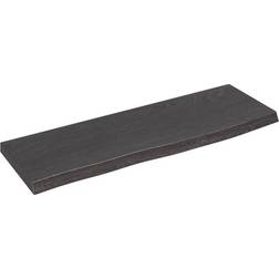 vidaXL Dark Grey Wall Shelf 60 x 20 x 2 cm Table Top