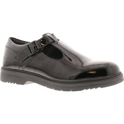 Kickers Finley T-Bar Girls Shoes Black