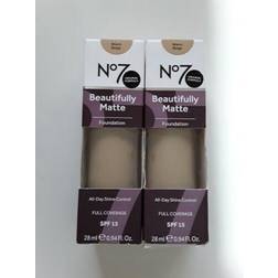 No7 Beautifully Matte Foundation 28ml Warm Beige 510N