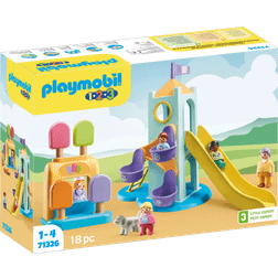 Playmobil 1.2.3: Adventure Tower with Ice Cream Booth 71326