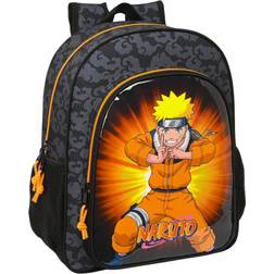 Naruto Skoletaske 32 x 38 x 12 cm Sort Orange