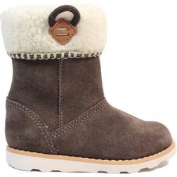 Clarks Toddler Crown Loop Boot, Brown, Younger