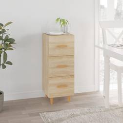 vidaXL Skänk sonoma-ek konstruerat Sideboard