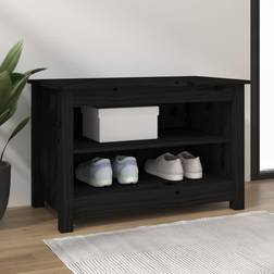 vidaXL Solid Wood Pine Shoe Rack