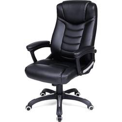 Songmics Ergonomisch Klappbare Armlehnen OBG65BK Bürostuhl