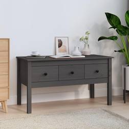 vidaXL 102x49x55 massivt fyrretræ Sofabord