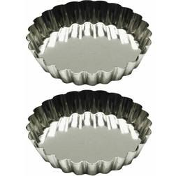 Gobel Tart Mold Fluted Round 1cm 2-Pack Pie Dish