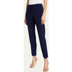 Ralph Lauren Simone Wool Straight-Leg Pants NAVY