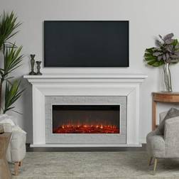 Real Flame Sonia 69" Landscape Electric in White White