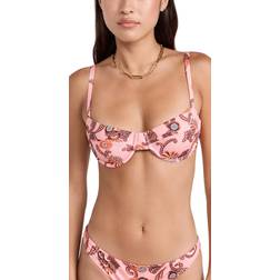 A.L.C. Dylan Bikini Top - Pink Multi