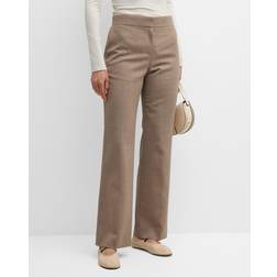 The Row Beige Baer Trousers BEL Beige Melange