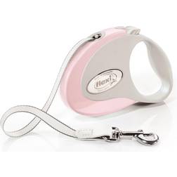 Flexi tape pink retractable dog leash