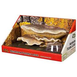 Zilla mushroom feeding ledge reptile decor 1 count package