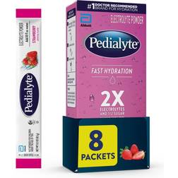 Pedialyte Fast Hydration Electrolyte Powder Packets, Strawberry, Hydration