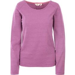 Trespass Caribou Women's Striped Long Sleeve T-Shirt Purple