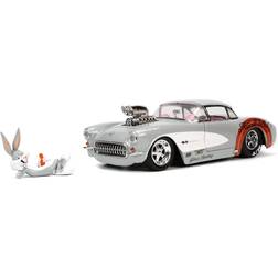 Looney Tunes 57 Chevrolet Corvette con Bugs Bunny 1:24