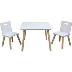 Realspace briggle activity table and chairs, white