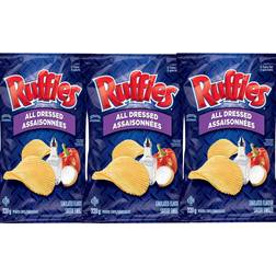 Ruffles All Dressed Potato Chips 220g 3-Pack