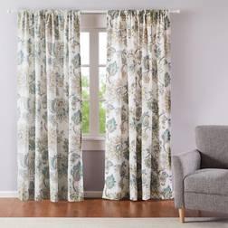 Levtex Home grey floral drape