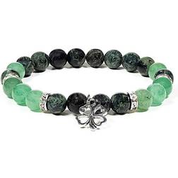 Phoenix Armband kambaba jasper aventurin med klöver