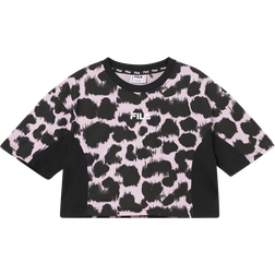 Fila Top Bad Arolsen Cropped Wide Tee - Sort