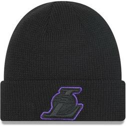 New Era LA Lakers Colour Pop Black Cuff Beanie