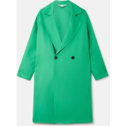 Stella McCartney Woman Long Double-Breasted Coat - Green