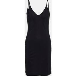 Jil Sander Black Slip Minidress 001 Black