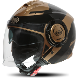 Premier Herren Cool Opt19 Helm, SCHWARZ/Gold