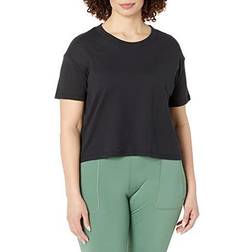 Alternative women’s vintage jersey headliner crop tee 5114