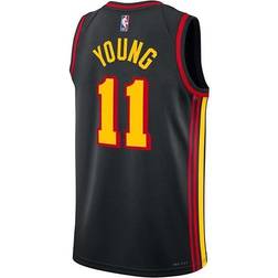 Jordan Maillot Dri-FIT NBA Swingman Atlanta Hawks Statement Edition pour homme Noir