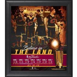 "Cleveland Cavaliers Framed 15" x 17" 2016 NBA Finals Champions The Land Collage"